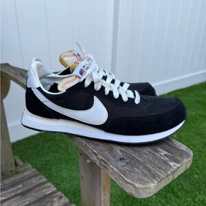 Nike Shoes Mens Size 7 Y  Waffle Trainer 2 Black‎ Low Top Casual Sneakers J